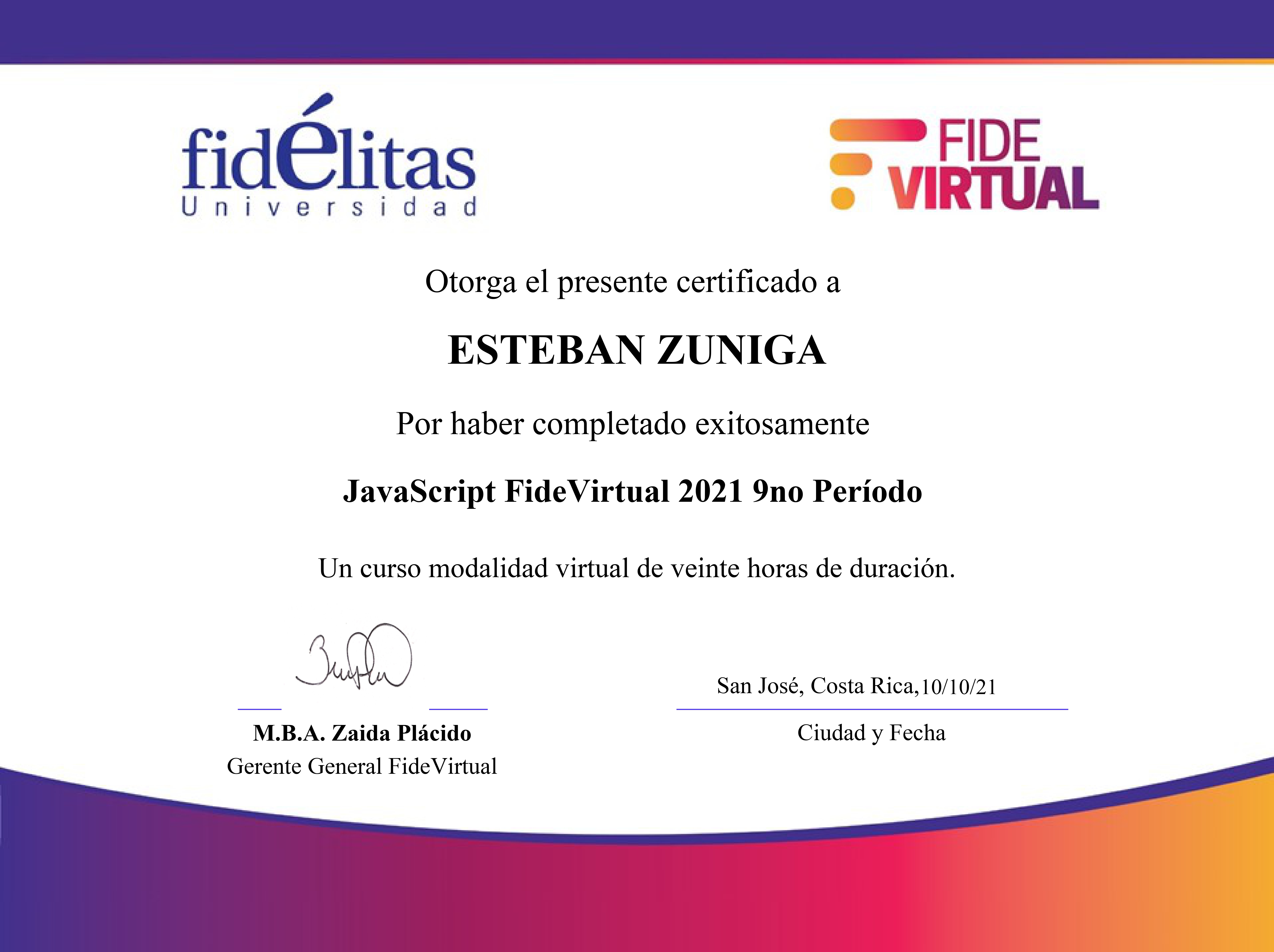 certificado